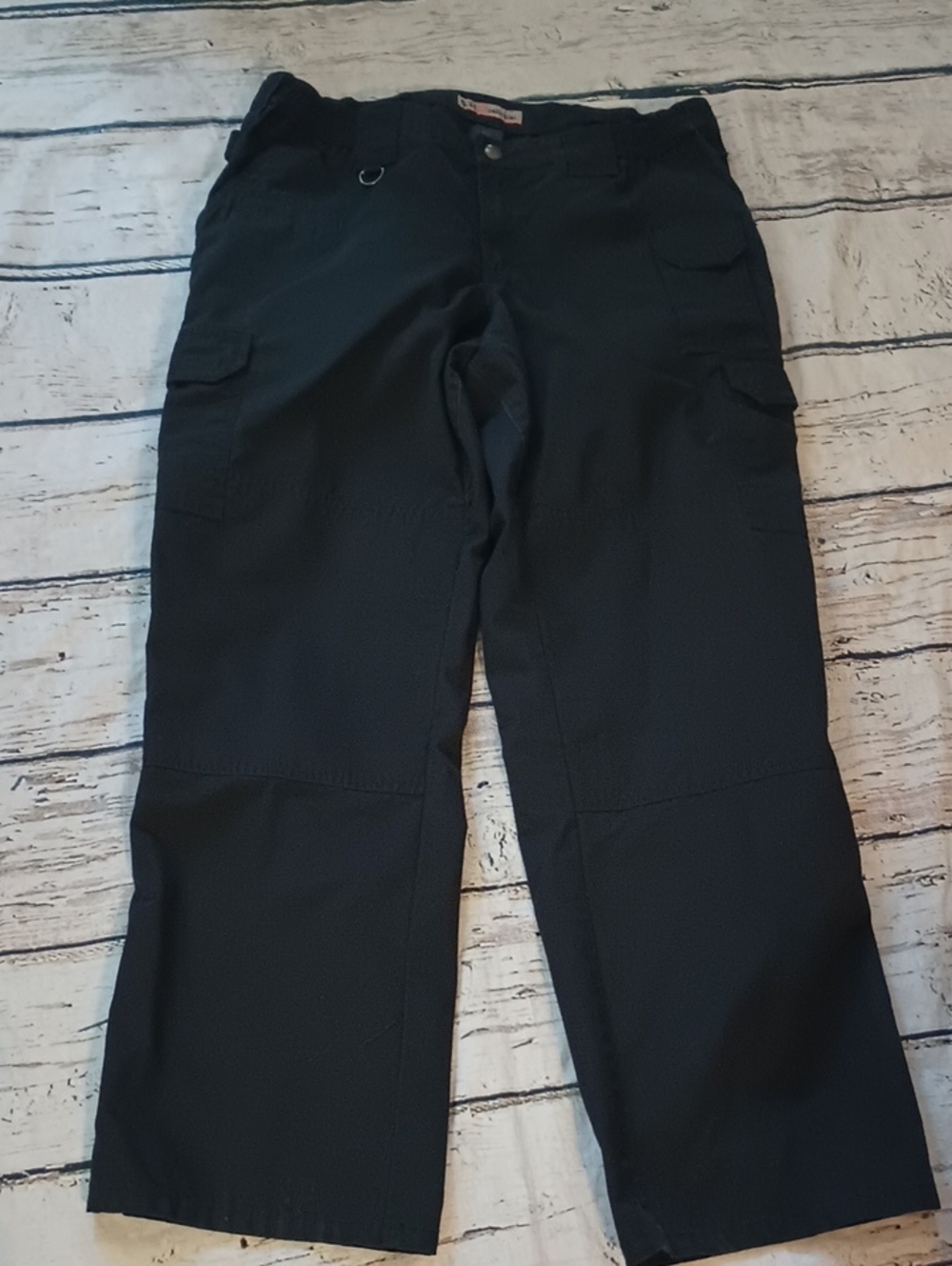 5.11 Tactical Women's Black Elastic Waist Cargo Tactical Pants 16